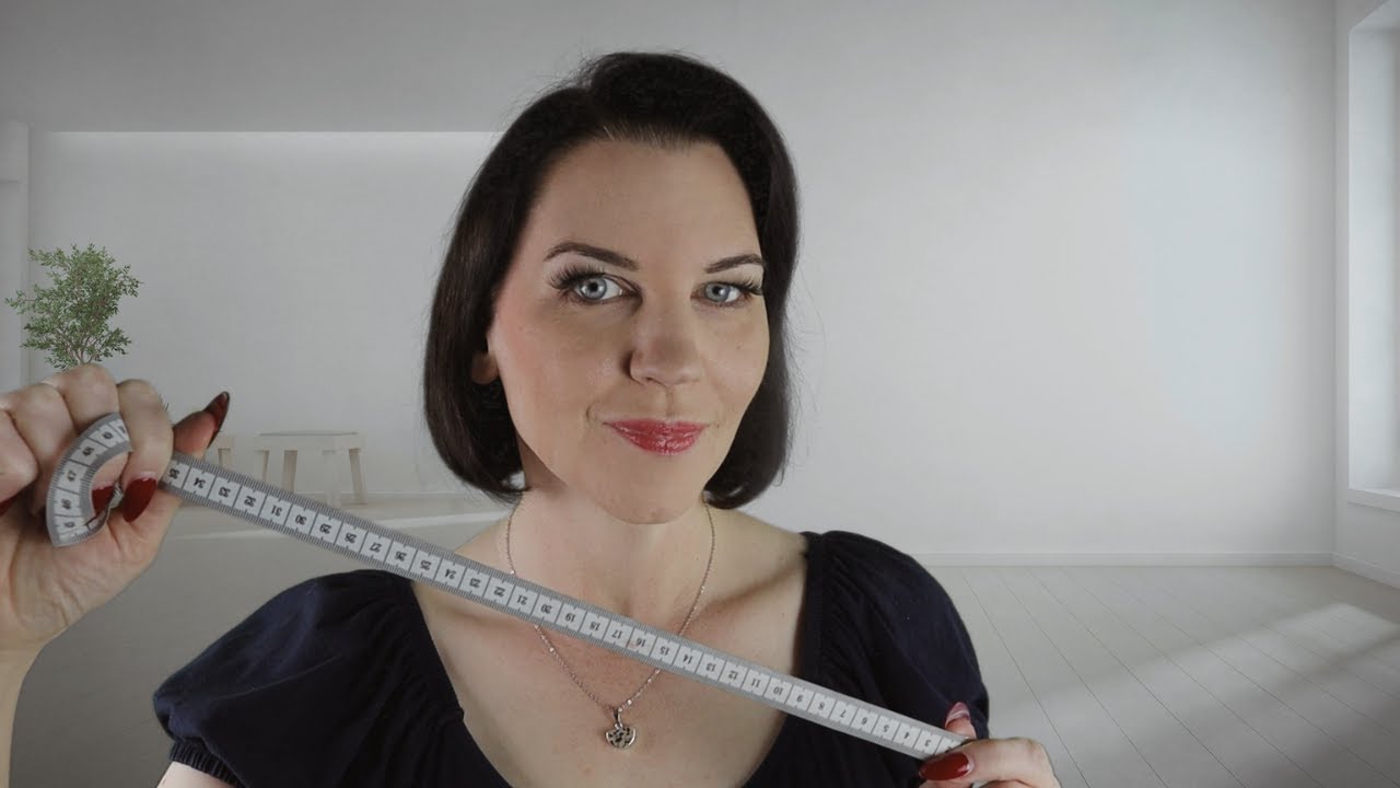 Measuring You ASMR (detailed measurements of your face, neck and shoulders)
