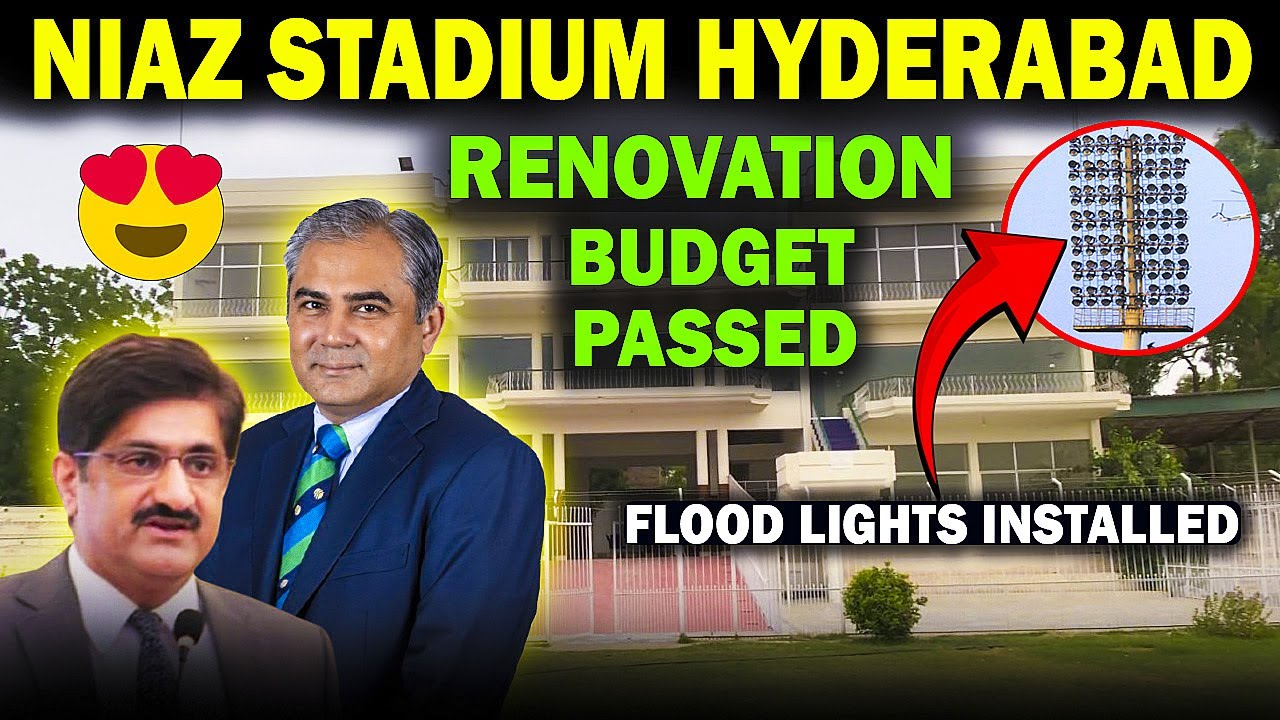 Niaz Stadium Hyderabad Renovation Budget Passed | Flood Lights Installed | Visit Niaz Stadium