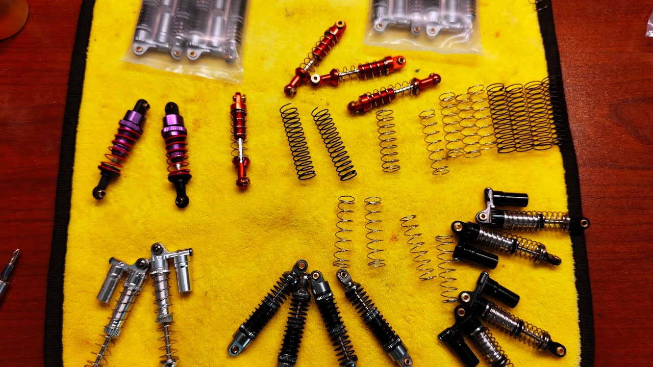 ¿Cómo ajustar amortiguadores rc baratos?