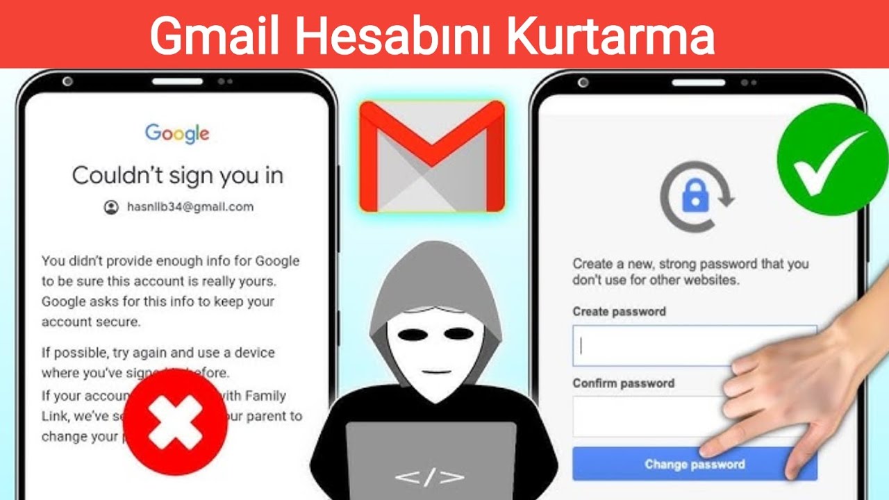 Gmail hesabı kurtarma 2026 || Gmail hesabı nasıl kurtarılır || Google hesabı kurtarma