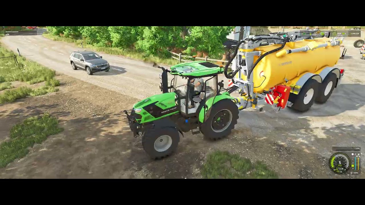 farming simulator 25  gule aus bringen