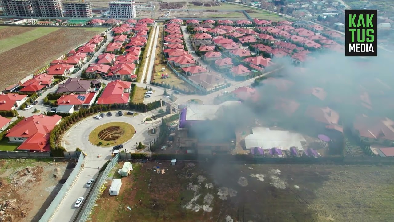 На территории VIP-городка Bravo вспыхнул пожар