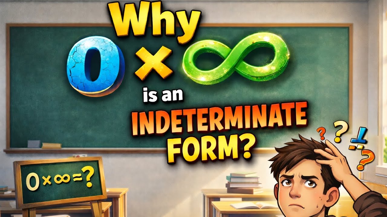 Why 0 x infinity is an indeterminate form? | Indeterminate forms 