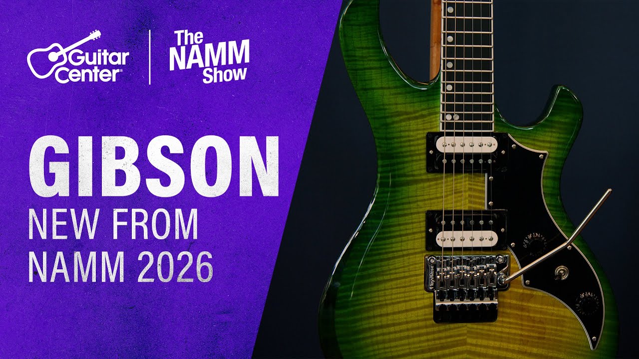 NEW Gibson Guitars (Artist Models, Les Paul Studios, ES-330s and More!) | NAMM 2026