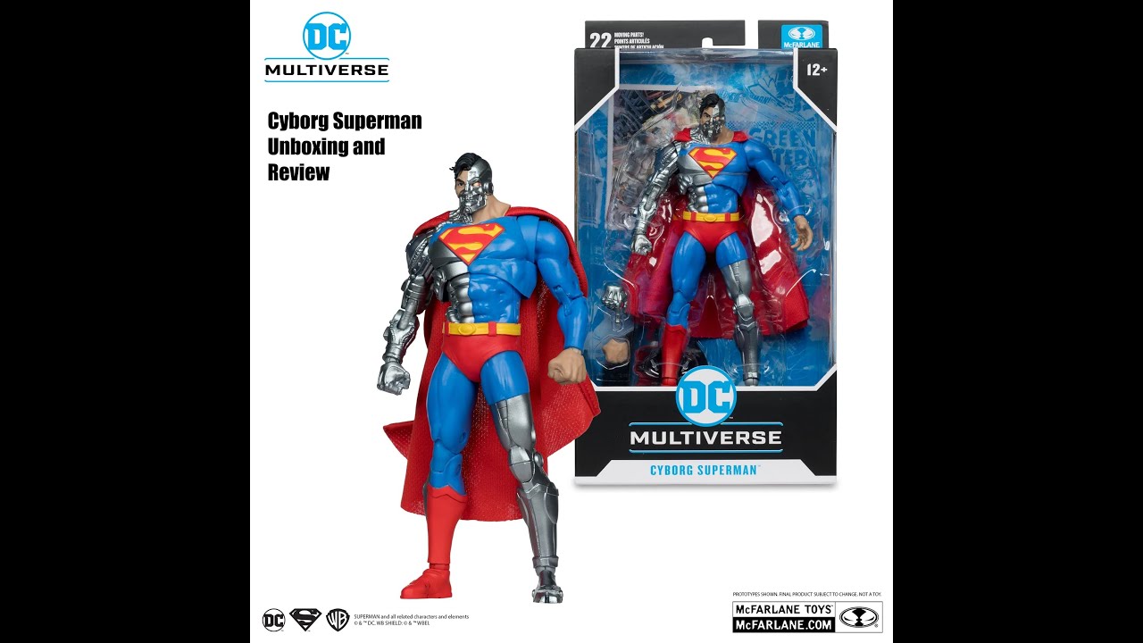 McFarlane Toys DC Multiverse Revenge of the Green Lanterns Cyborg Superman.