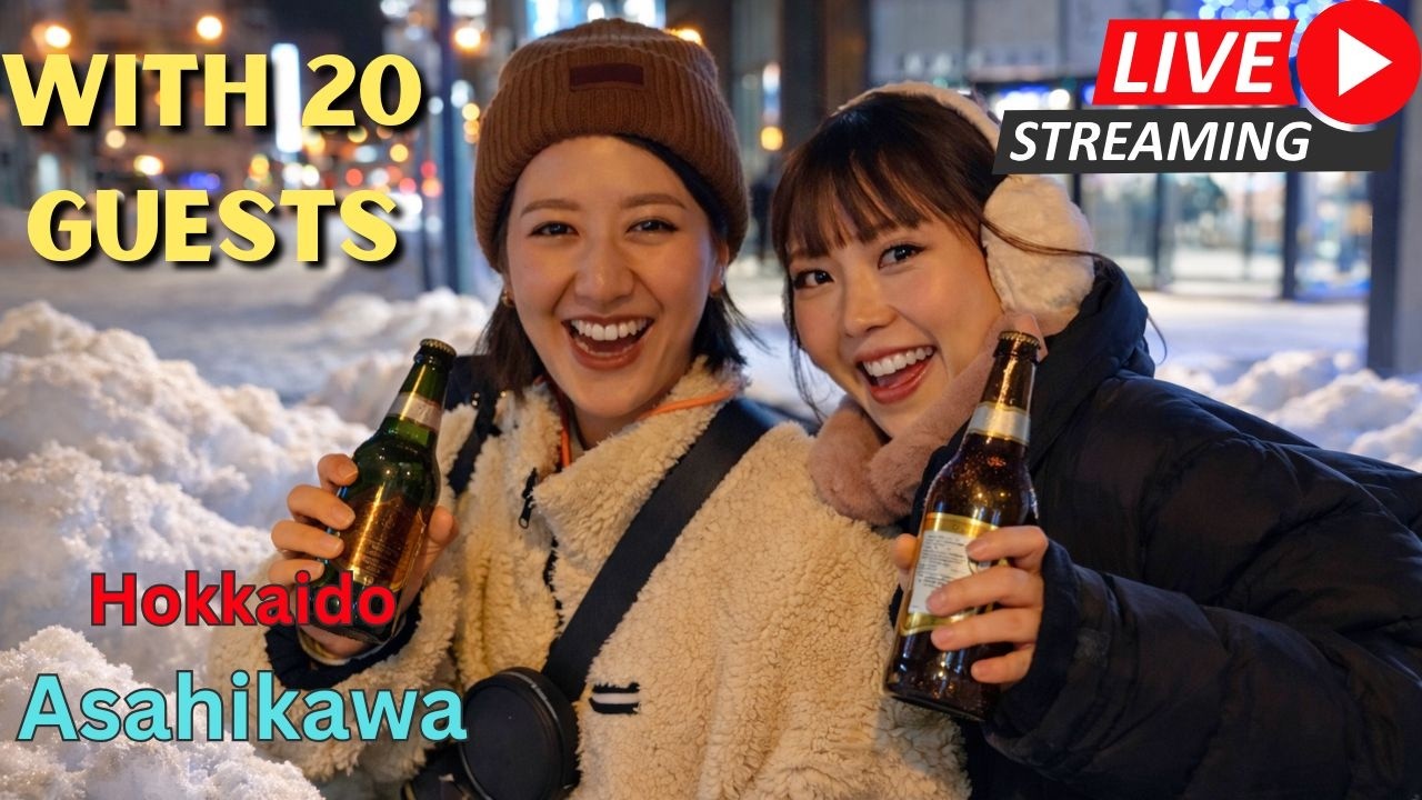 Japan’s Coldest Place — Bar Hopping with 20 Guests , LIVE 🔴