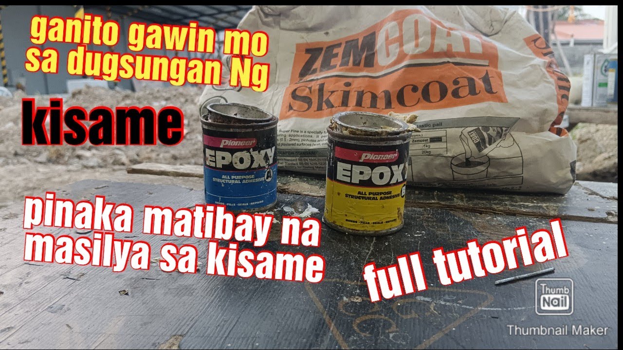 Pinaka matibay na masilya sa dugsungan Ng kisame paano gawin?