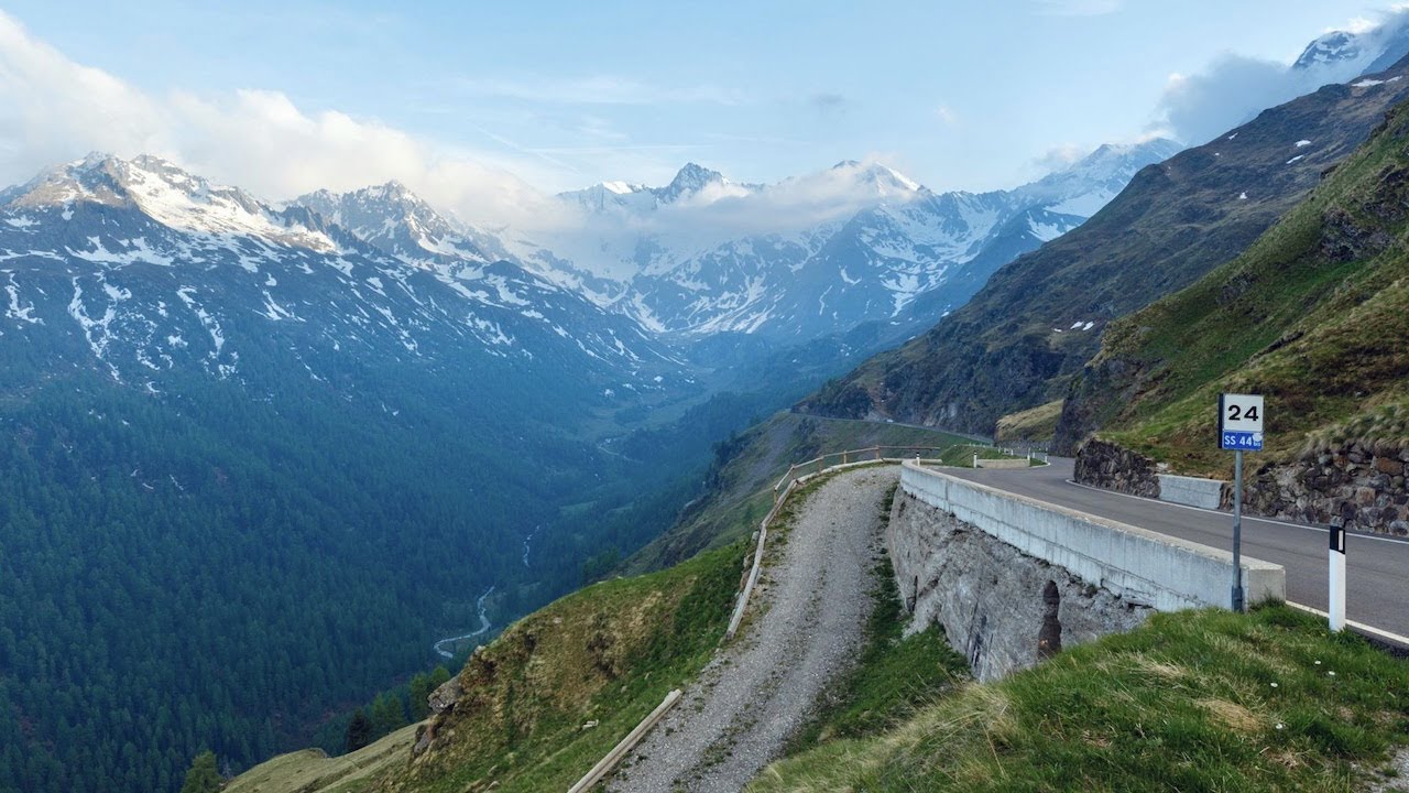 Auffahrt auf das Timmelsjoch von Sölden (Passo Rombo)