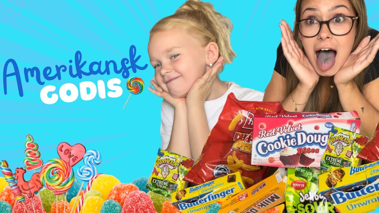 TESTAR AMERIKANSKT GODIS! | MED JULIA🍭🍬