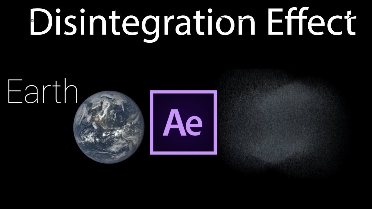 Disintegration/Scatterize Effect | After Effects CC 2019