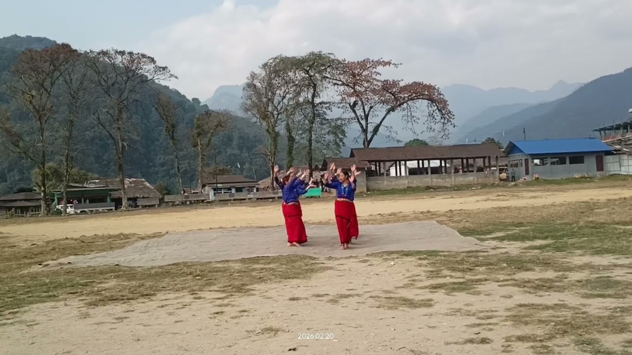 On date 20/02/026 statehood day Adi Bori Plf Ane group dance Kaying general ground.