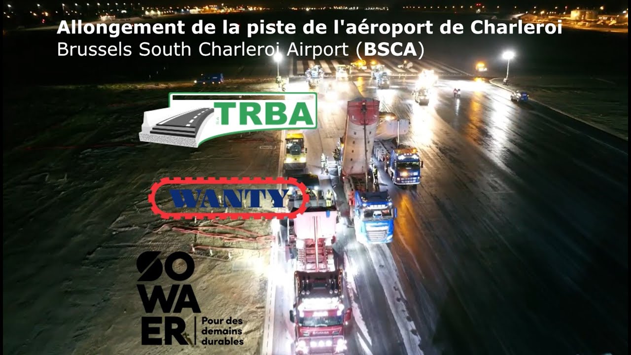 Allongement de la piste de l'aéroport de Charleroi