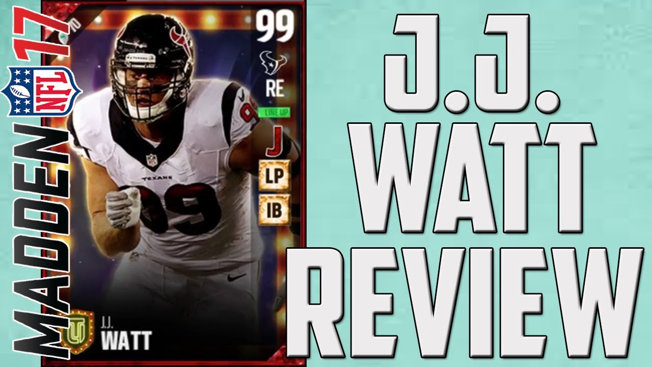 HOW GOOD IS BLOCKBUSTER J.J. WATT? MUT 17 CARD REVIEW