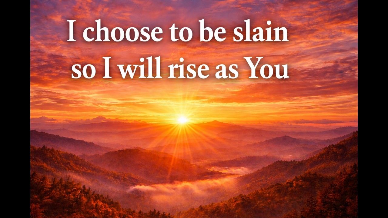 I CHOOSE TO BE SLAIN SO I WILL RISE AS YOU!