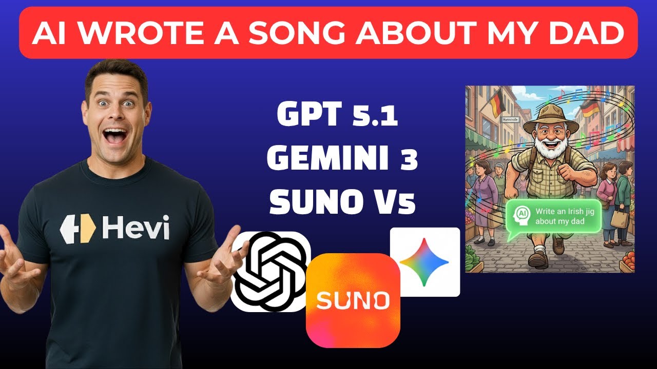 ChatGPT 5.1 vs Gemini 3 & Suno v5: AI Music Got So Good It Wrote an Irish Jig About My Dad
