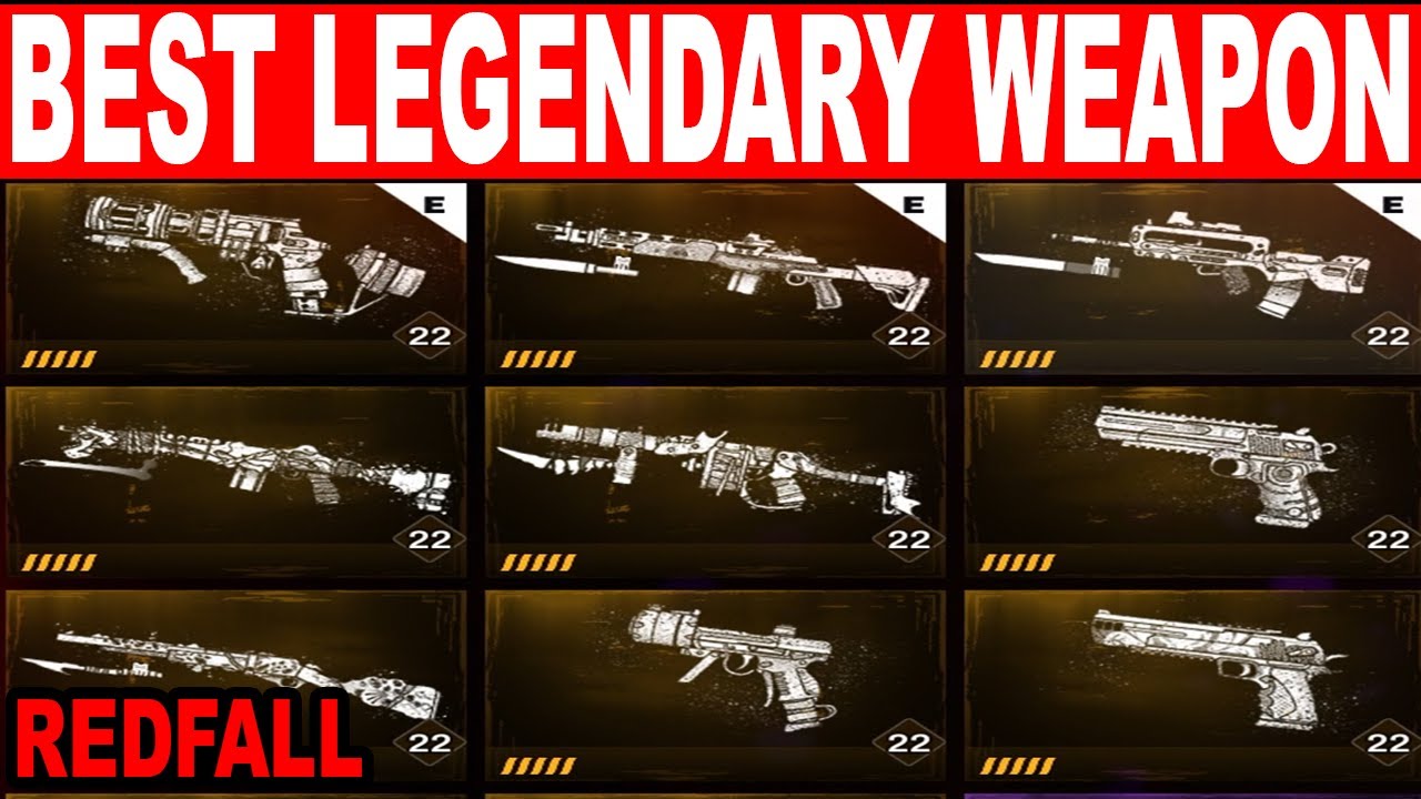 The Best Legendary Weapon in Redfall - All Legendary Weapon Damage Test