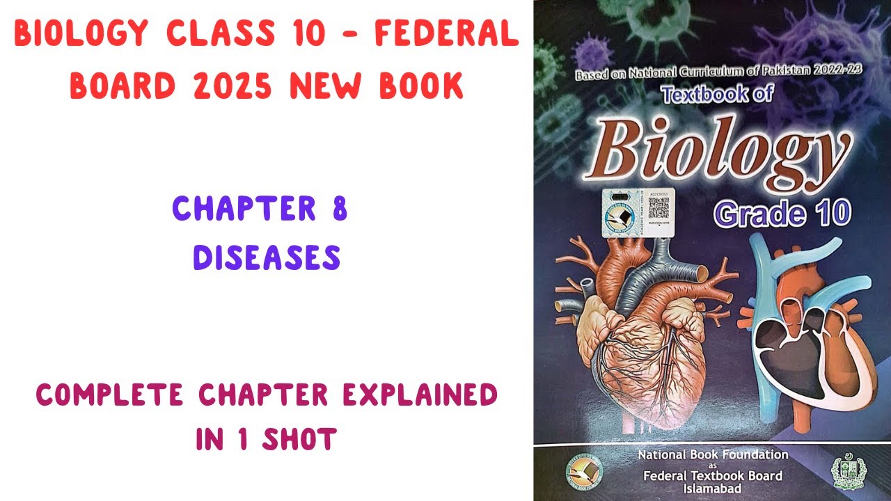 Biology Class 10 | Chapter 8 Complete Explanation | Federal Board 2025 | National Book Foundation