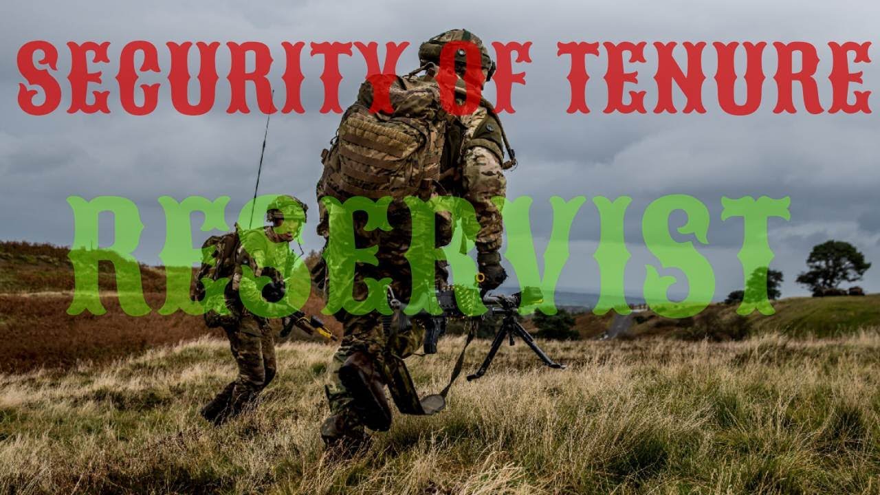 Reservist Security of Tenure from Private and/or Public Employment | Reserve Officer Vlog