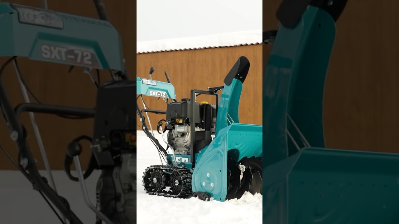 Снегоуборщик STEVIMAN SXT‑72: ГУСЕНИЦЫ, ФАРЫ и ПОДОГРЕВ!
