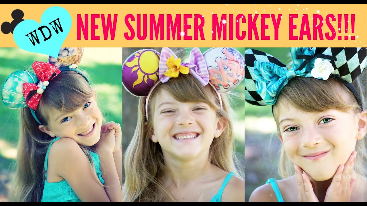 NEW Summer Mickey Ear DIY Kits