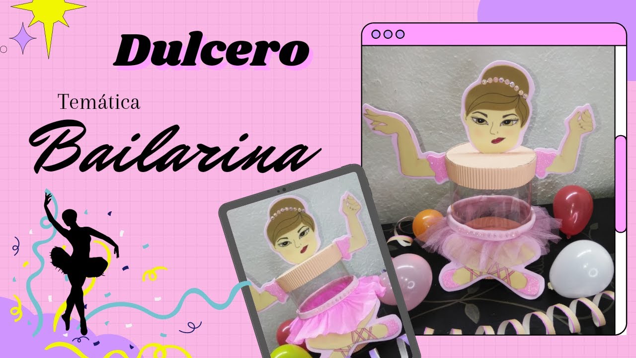 Dulcero de bailarina de ballet💃🩰