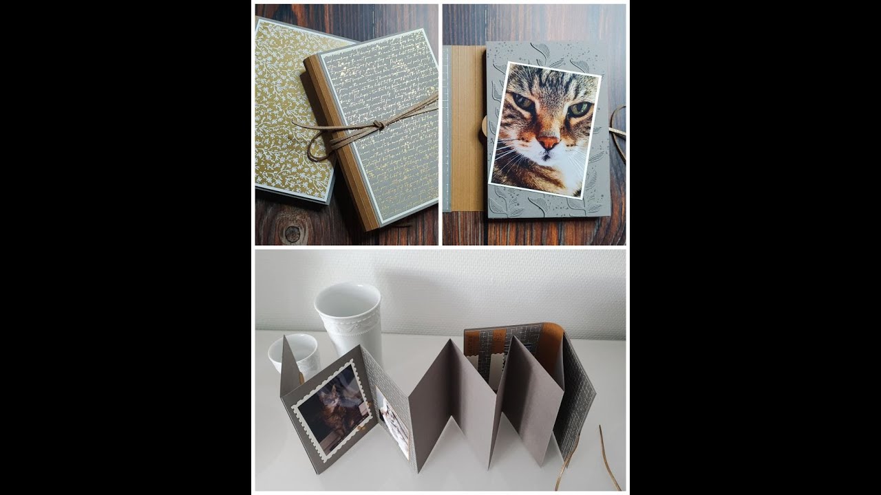 Leporello (für eine Katze - aber nicht nur), Stampin Up, Liebliche Natur, Naturbotschaften