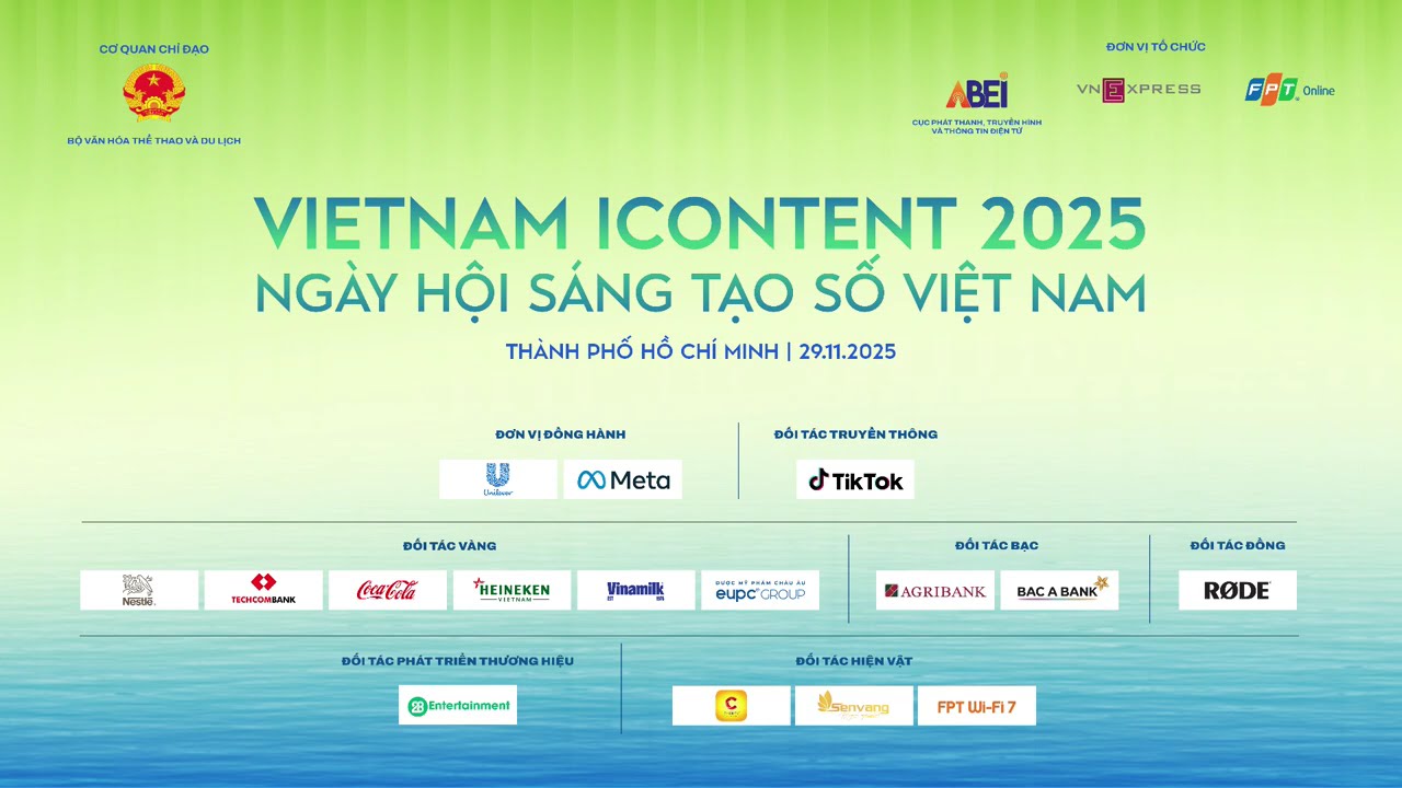 LỄ VINH DANH GIẢI THƯỞNG NH&Agrave; S&Aacute;NG TẠO NỘI DUNG SỐ VIỆT NAM 2025 | VIETNAM ICONTENT AWARDS 2025