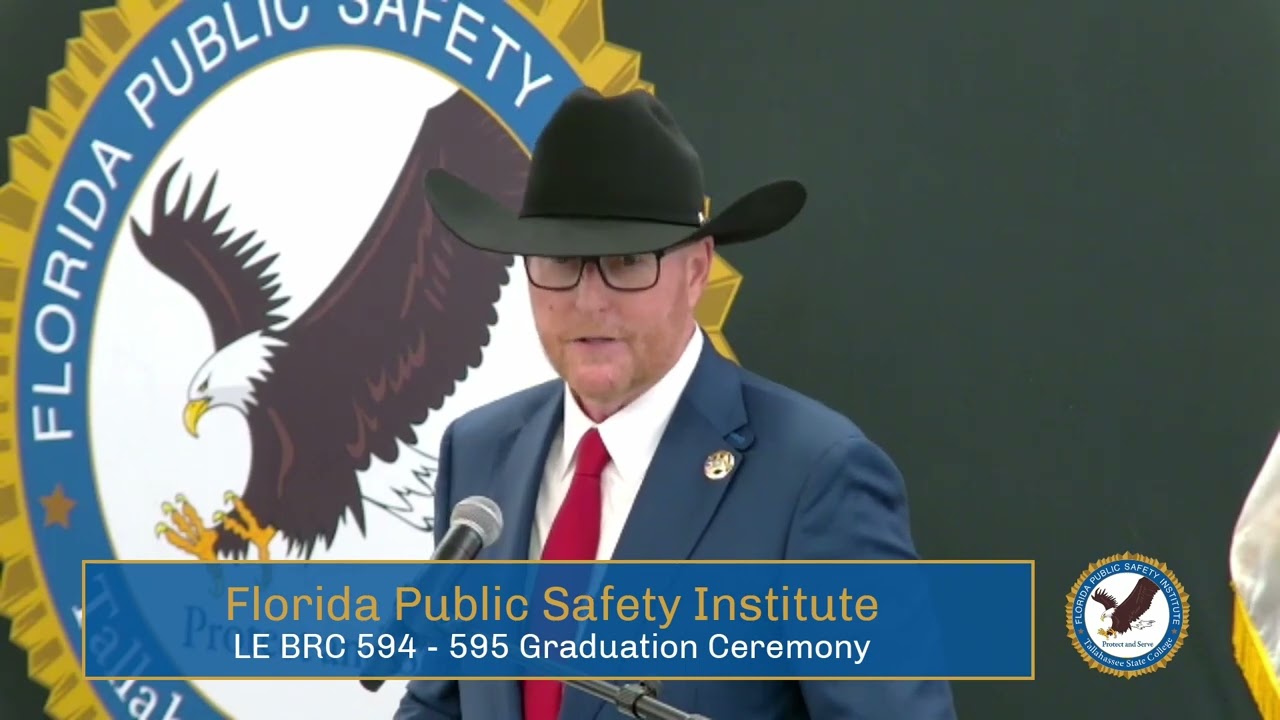 Sheriff Donald Edenfield Commencement Address to LE BRC 594 595