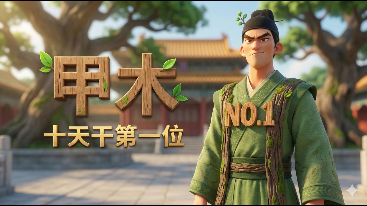 十天干之首甲木｜动画讲解中国传统文化