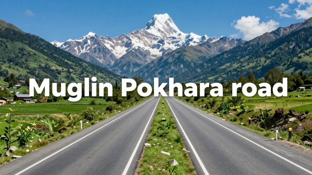 Scenic Drive: Muglin to Pokhara (4 lane Highway )(Full 2 Hour Drive). Video Date: 2082 Asoj