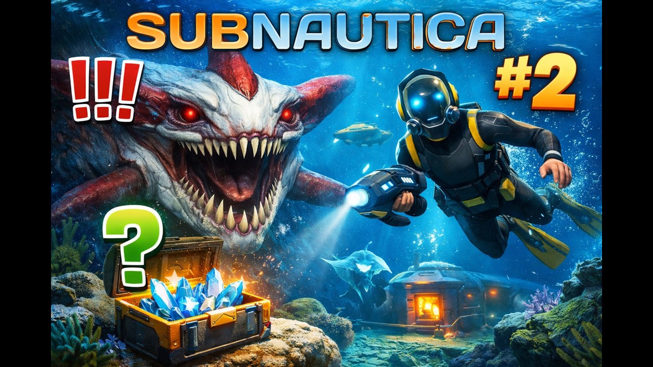 SEGUNDO VÍDEO DO CANAL EP.2 – EXPLORANDO NOVOS LIFEPODS 👀🌊 | SUBNAUTICA GAMEPLAY #2 (SEM COMENTÁRIO)