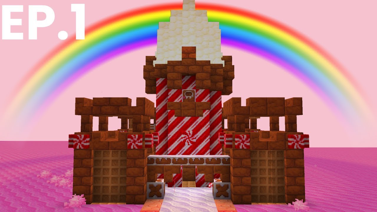 Surviving the Candy World in Minecraft Hardcore