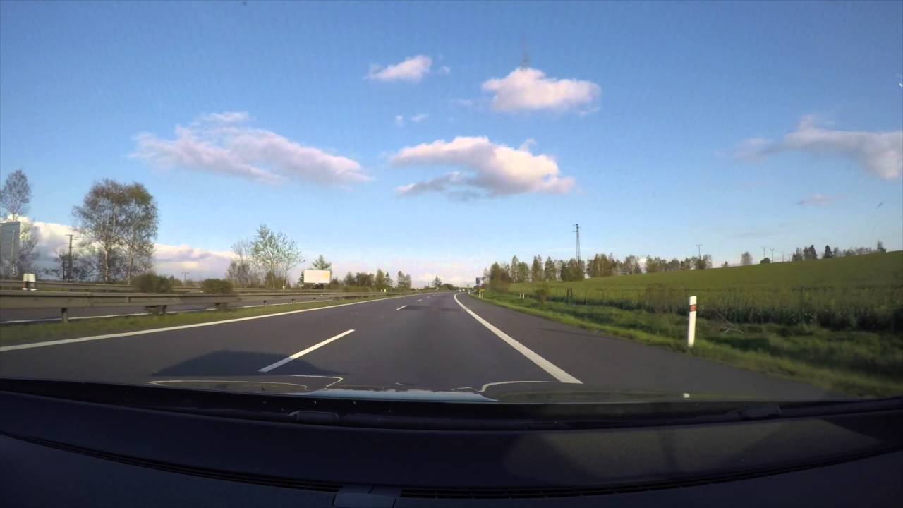 Plzeň - Praha - Brno po D5 a D1 (Time-lapse)