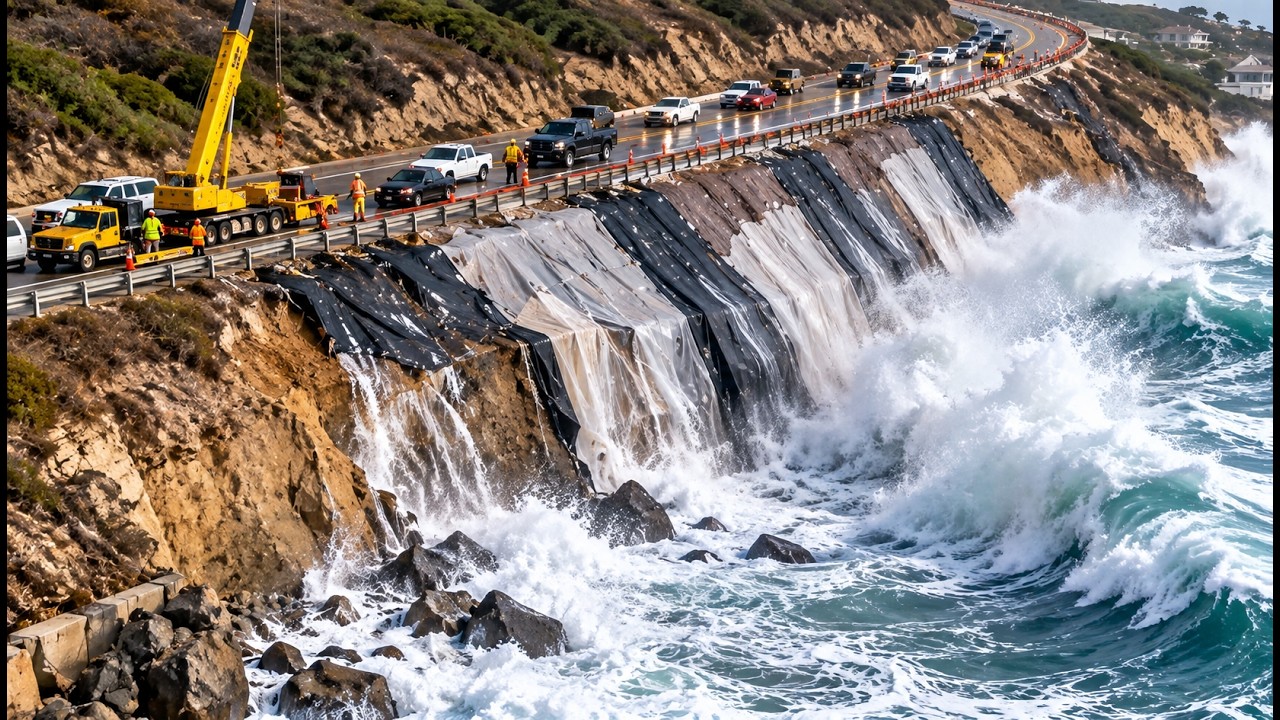 California Cliff Emergency: Can Crews Stop the Next Collapse?