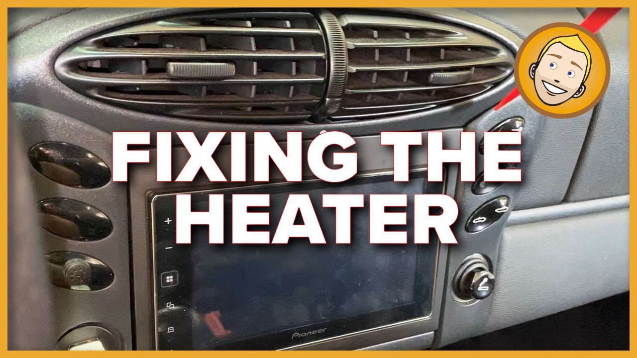 How to FIX THE HEATER in your Porsche! Foam pieces from the vents?