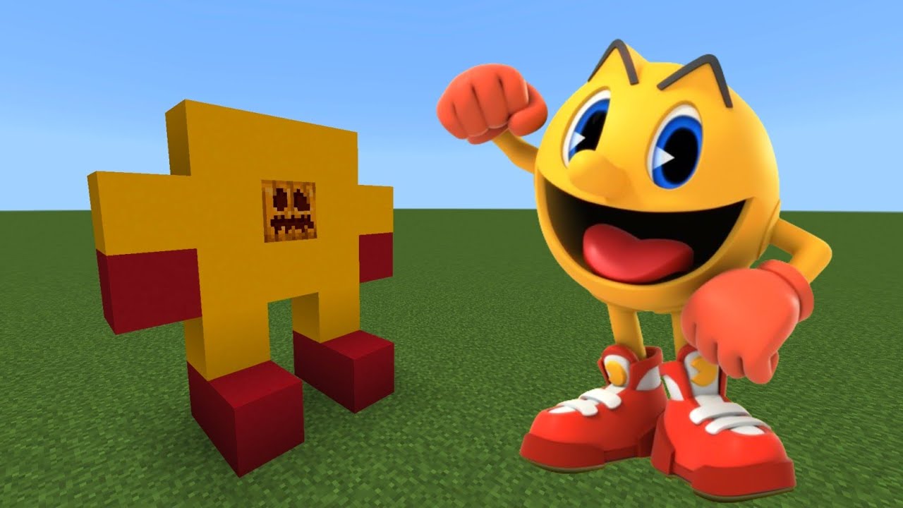 Pacman Addon in Minecraft PE