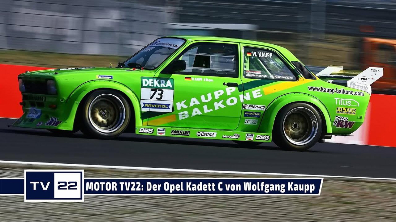 MOTOR TV22: Der Opel Kadett C von Wolfgang Kaupp beim DTM Classic DRM Cup am Nürburgring 2022