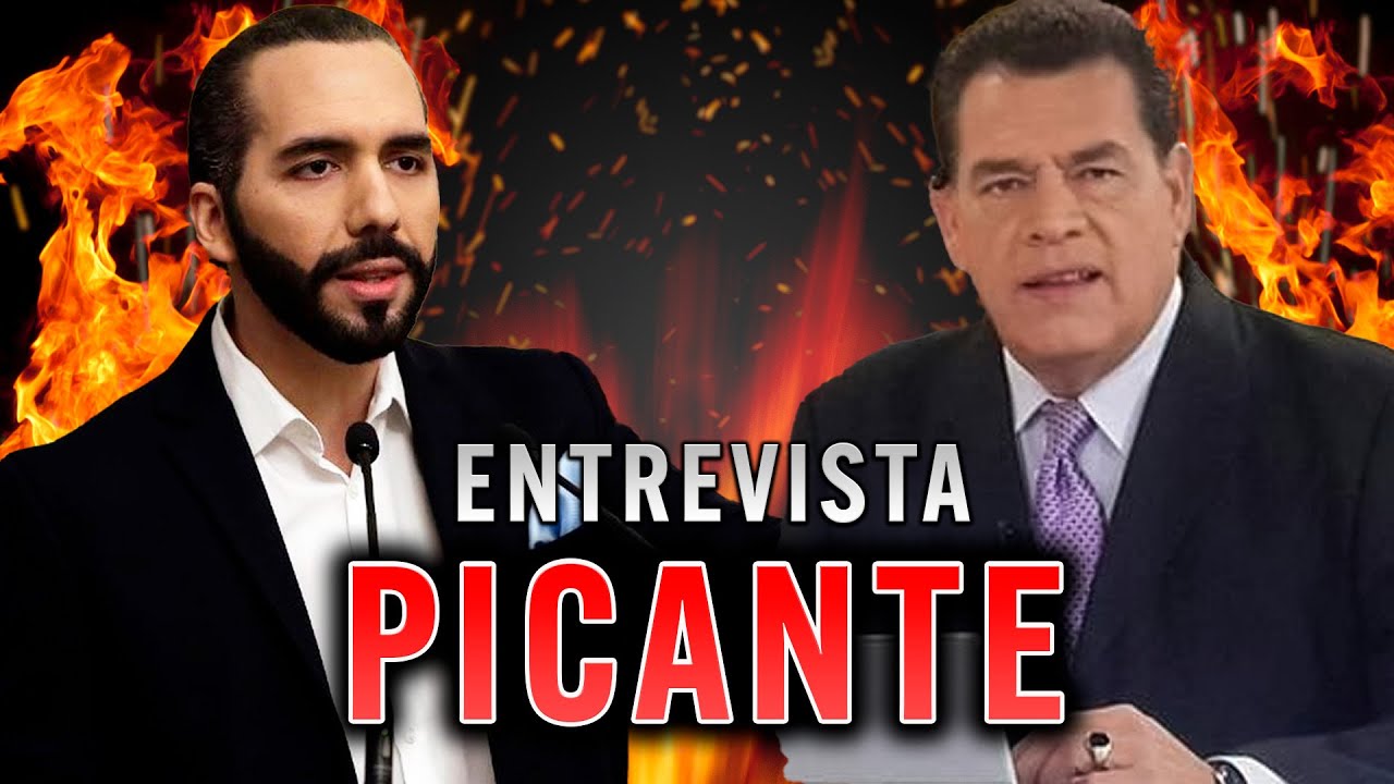 DURO ENFRENTAMIENTO DE BUKELE EN LA TELEVISION - PRESIDENTE EL SALVADOR