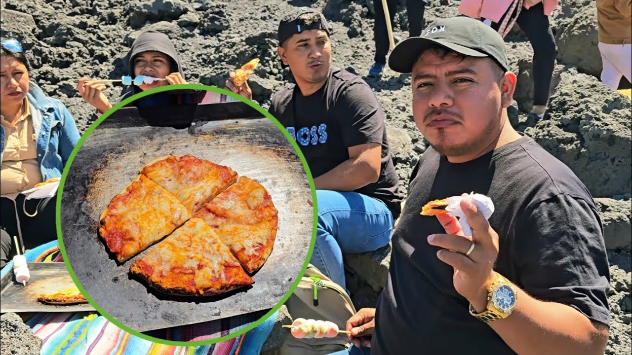 El Panzon Llego Con Mucha Hambre, Se Tragó Toda La Pizza