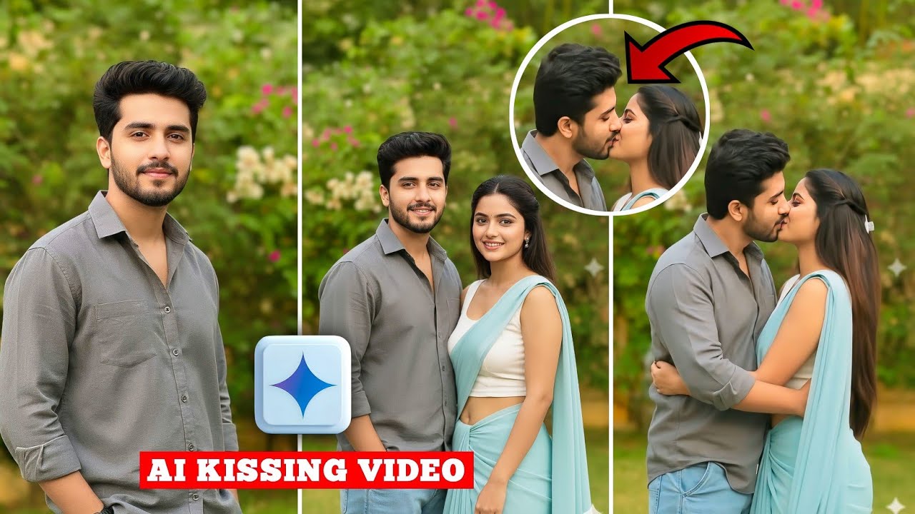 Gemini Se Kissing Video Kaise Banaye | 2 Photo Ai Kissing Video | Ai Kissing Video Generator Free |