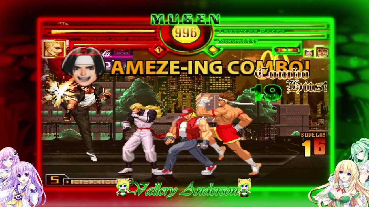 Vallery's M.U.G.E.N - Dreamland Geese Vs. Terrance Bongo and WannaKOF