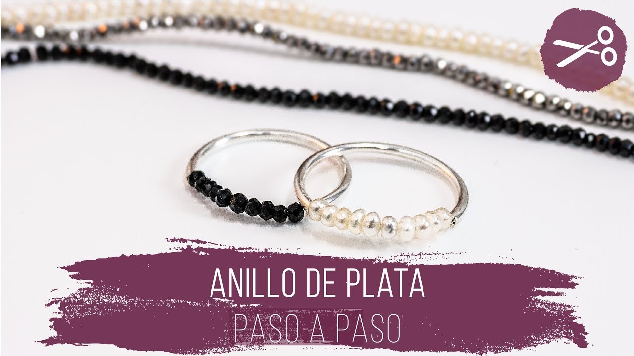 Diseña tu anillo de plata elástico + nudo de seguridad