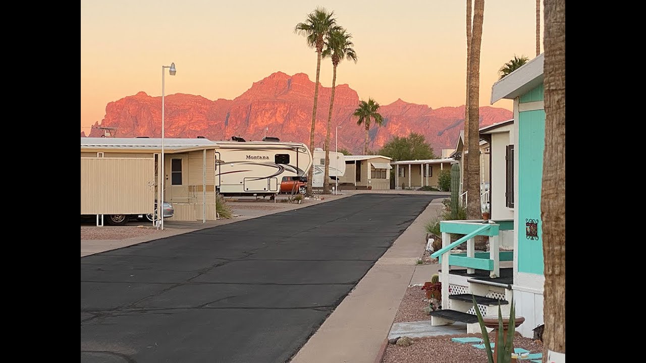 SOLD! ADORABLE 1BR/1BA PALM HARBOR IN AFFORDABLE 55+ APACHE JUNCTION, AZ COMMUNITY - $34,900