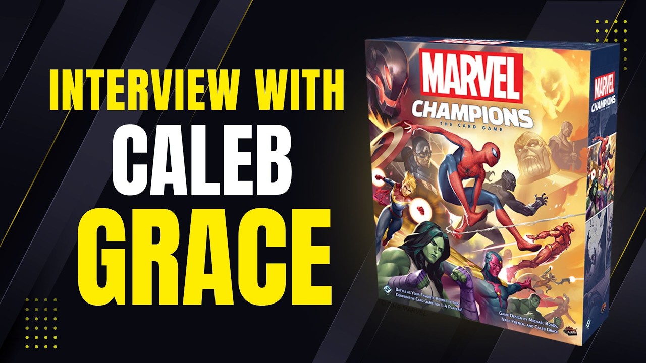 Caleb Grace Discusses Marvel Champions, LOTR LCG and Star-Wars Deckbuilder
