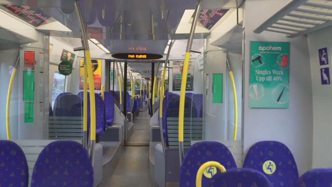 Sweden, Stockholm, train ride from Nynäshamn to Sundbyberg