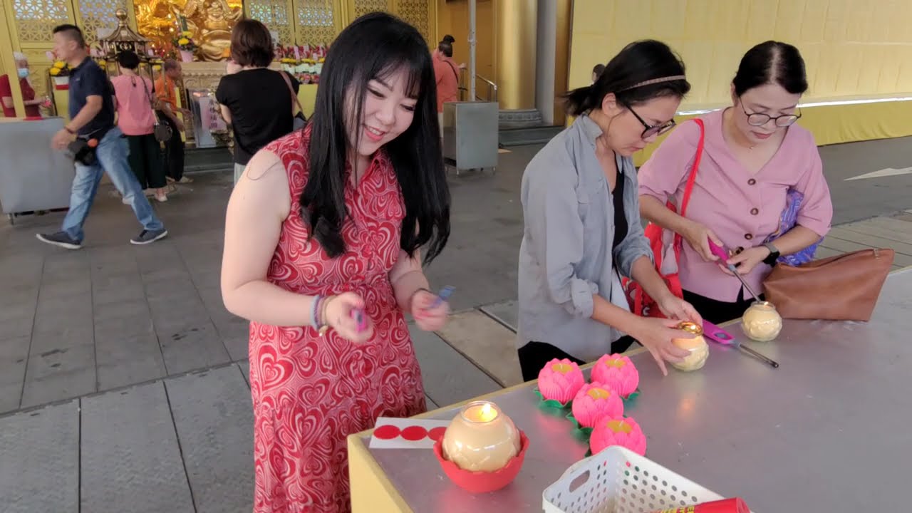 2024-07-24 武吉巴督【竹林寺/Zu-Lin Temple Association 】农历六月十九日观音诞法会大典/底层千手观音＆三楼免费提供素食餐（部分被靜音🙏）