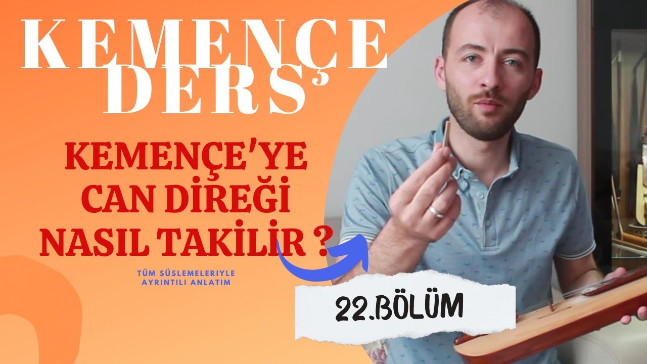 Kemençe Dersi - Kemençe'ye Can Direği Nasıl Takılır ? #kemençedersi #kemençe #tamir