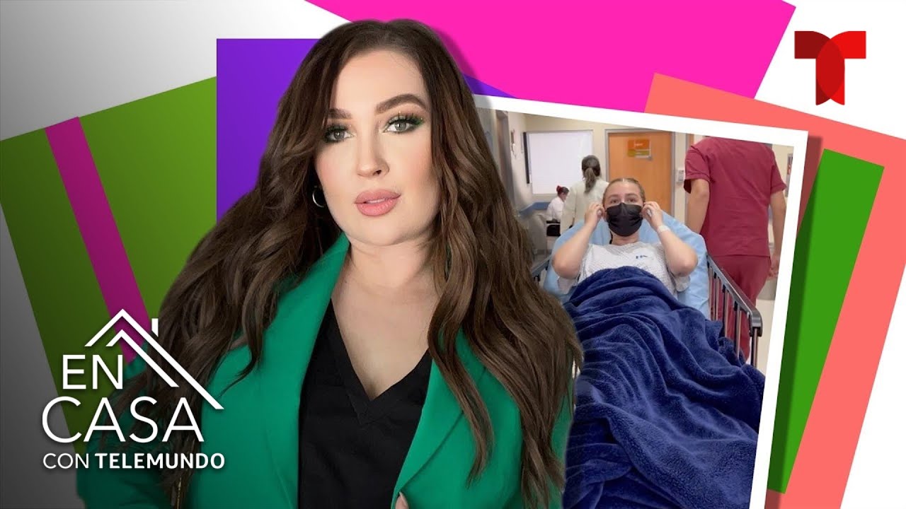 Kenia Ontiveros, criticada por im&aacute;genes despu&eacute;s cirug&iacute;a | En Casa Con Telemundo