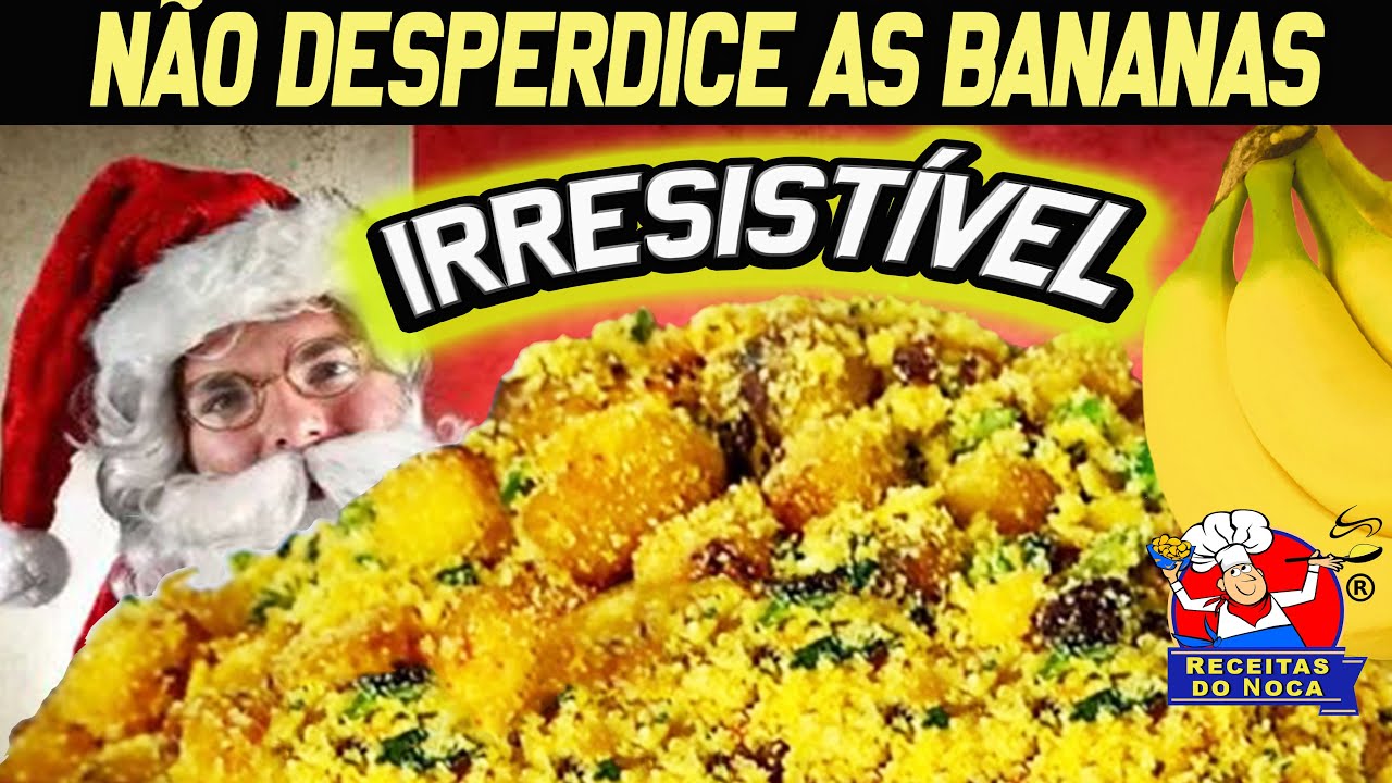 VIRADO (FAROFA) DE BANANA COM FARINHA DE MILHO🍌
