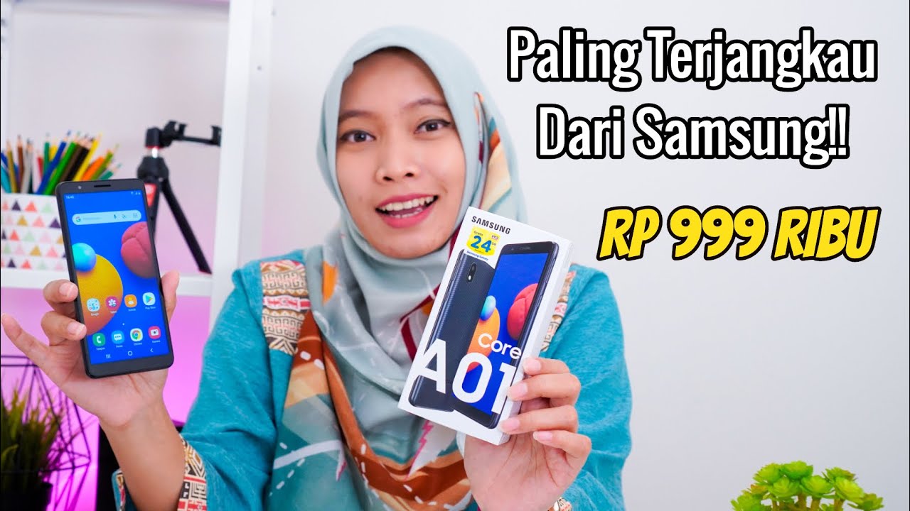 Rp 999 Ribu! Samsung Galaxy A01 Core Unboxing Indonesia